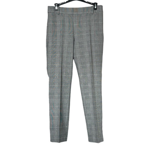 COPY - Talbots Chatham Plaid Dress Cropped Plants Size 8 - Picture 1 of 14